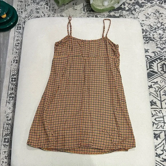 Plaid Print Wild Fable Spaghetti Strap Dress - Picture 3 of 3